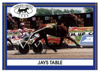 1999 Harness Heroes #13 Jays Table Front